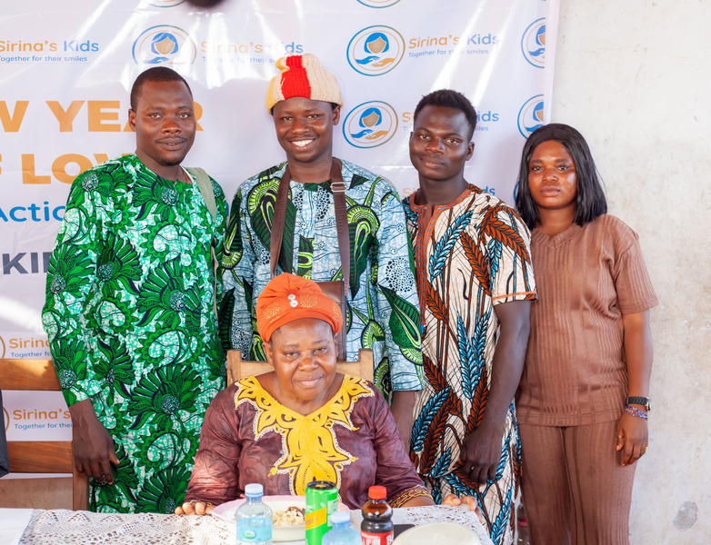 Les représentants de l'orphelinat