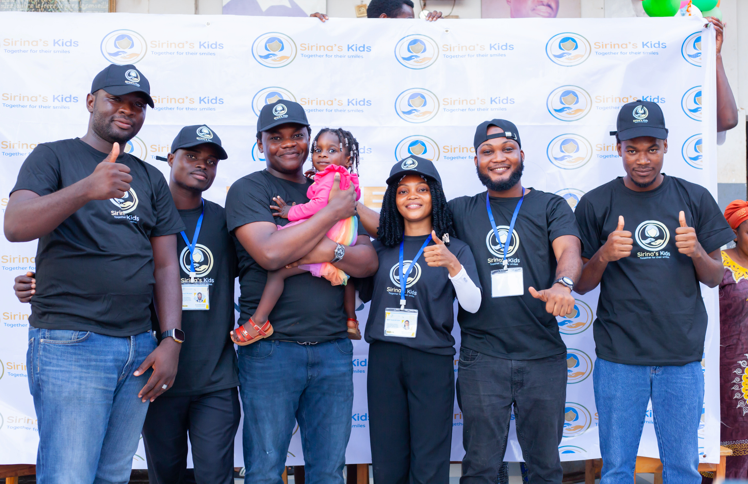 les membres de l'équipe Sirina